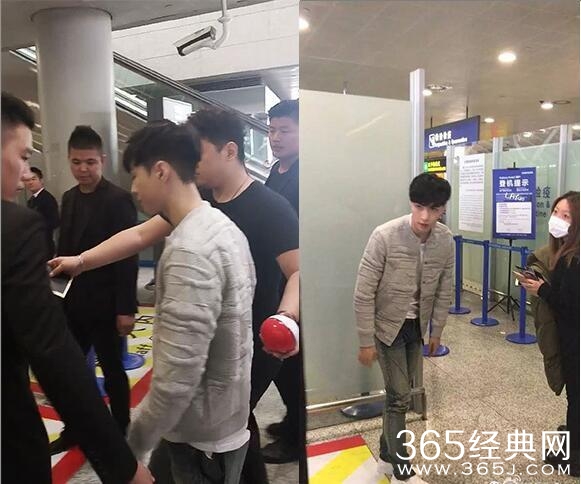 明星过安检的样子~据说鹿晗杨洋张艺兴最有礼貌了！