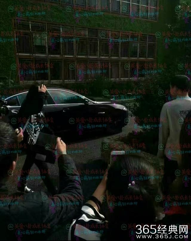 赵薇贵州出席活动大牌依旧 大票保镖开路众人围拍以手挡脸