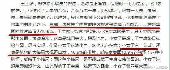 排片和票房没有最低只有更低，万达就是没给冯导面子