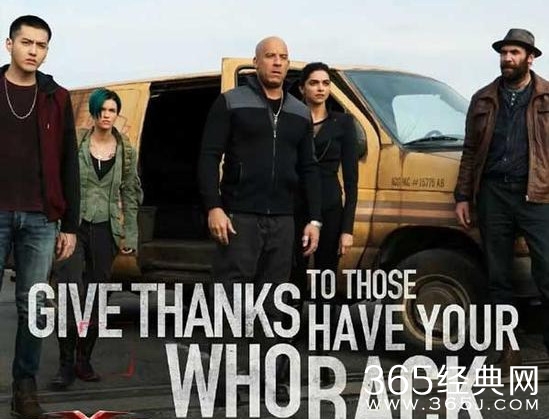 极限特工3曝新剧照 范·迪塞尔与吴亦凡同框