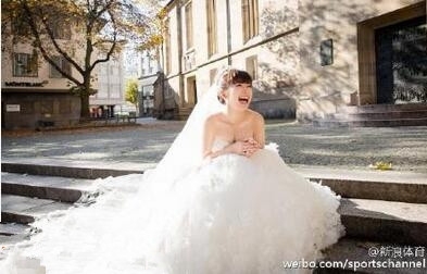 福原爱江宏杰婚纱照 两人什么时候举行婚礼