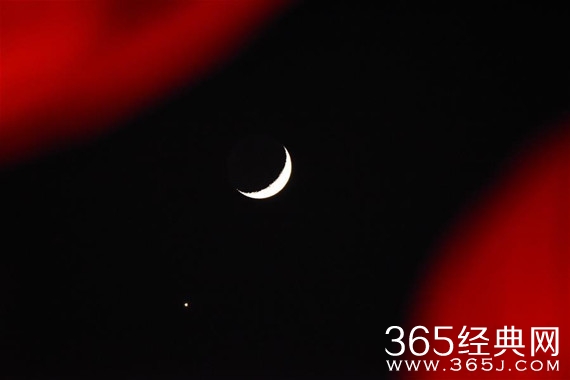 金星合月是什么天文现象 金星合月现身天宇