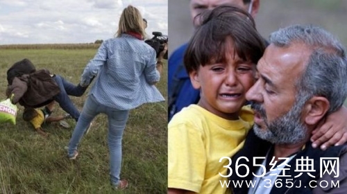 匈牙利脚踢难民女记者被判三年缓刑