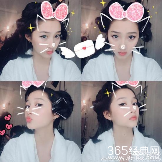 关晓彤情人节发福利照 关晓彤浴袍性感照片