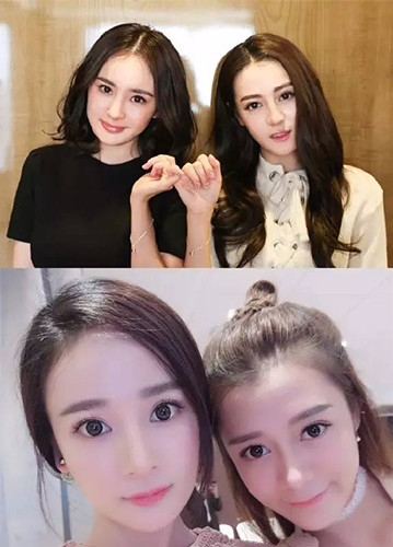 杨幂替身还有个神似热巴的闺蜜 神似热巴女孩照片