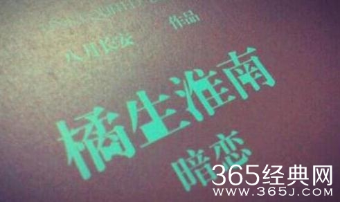 橘生淮南·暗恋开机拍摄 橘生淮南·暗恋改编自哪部小说 橘生淮南·暗恋原著结局介绍