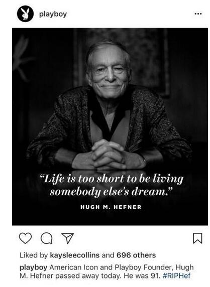 休·赫夫纳有多少个女友 花花公子创始人去世原因内幕