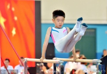 杨阳洋首次亮相体操赛场 杨阳洋为什么要练体操