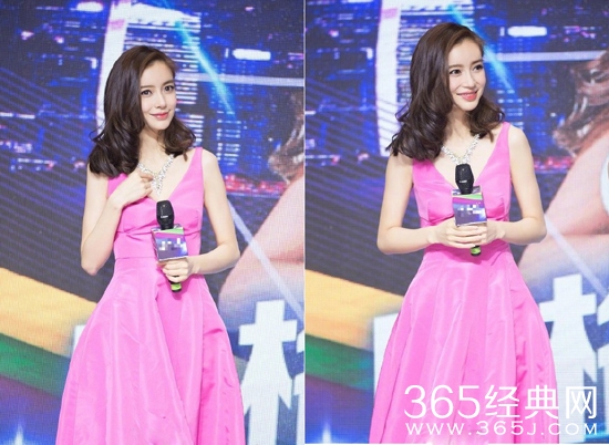 angelababy去西安干什么的 angelababy西安参加活动现场图