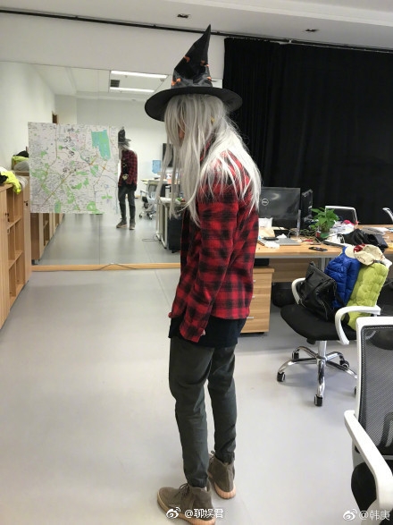 古力娜扎万圣节吸血鬼妆容曝光 明星万圣节妆容大盘点