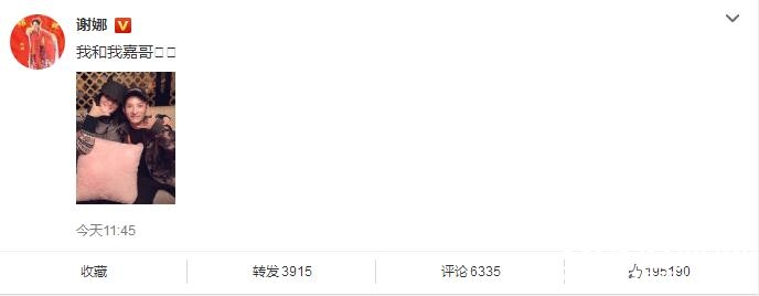 谢娜晒与维嘉合影 谢娜预产期是什么时候