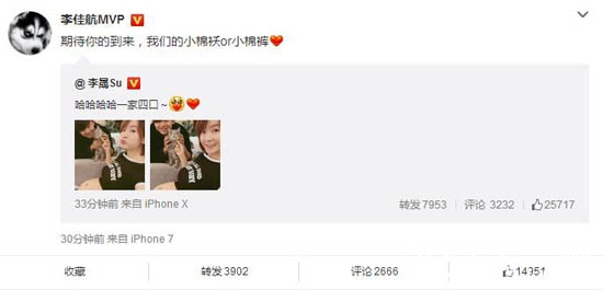 李晟怀孕多长时间了 李晟怀的是男孩女孩