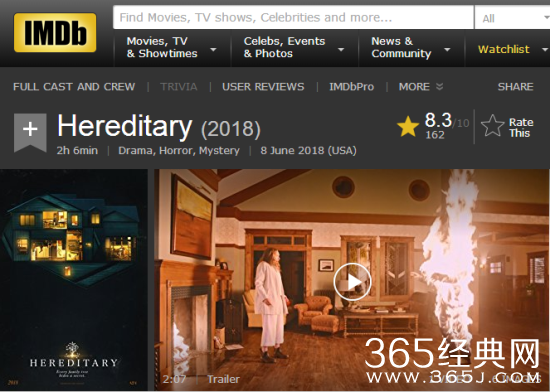 遗传厄运好看么豆瓣评分如何 遗传厄运在哪可以看