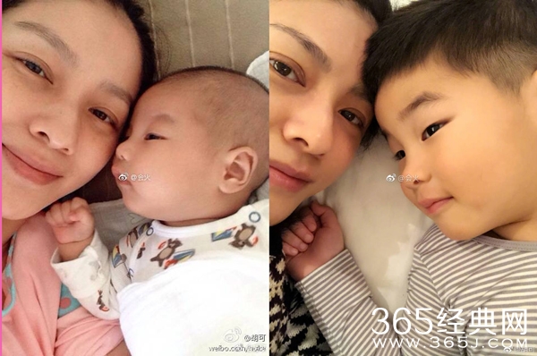 胡可晒小鱼儿旧照对比，网友：安吉呢？