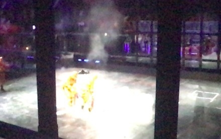 机器人争霸录制现场起火有人受伤了吗 谁受伤了