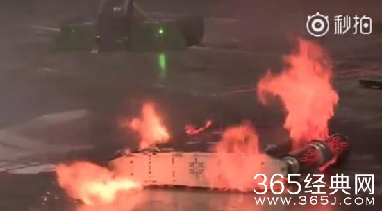 机器人争霸录制现场起火有人受伤了吗 谁受伤了