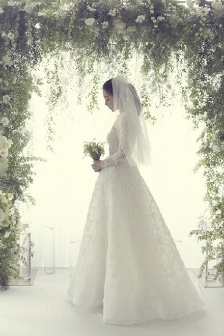 崔智友唯美婚纱照曝光，超美