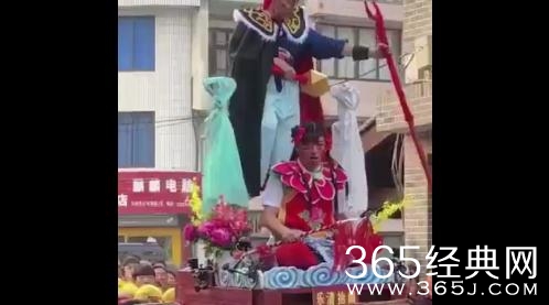 极限挑战4乐清录制 男人帮体验当地抬阁 抬阁是什么