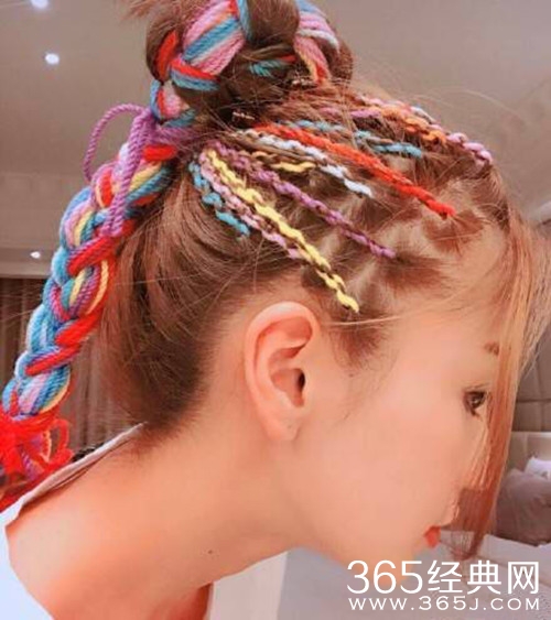 Angelababy新发型，十分嘻哈