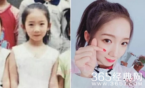 101小姐姐童年照曝光，有人撞脸杨幂