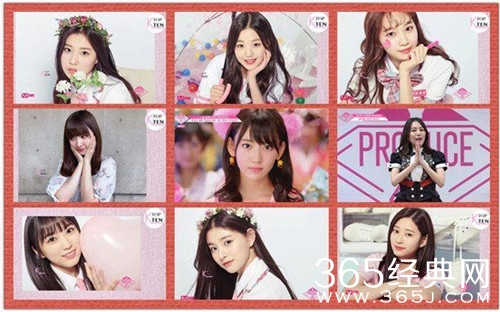 韩国网友选出Produce48十大颜值担当都有谁