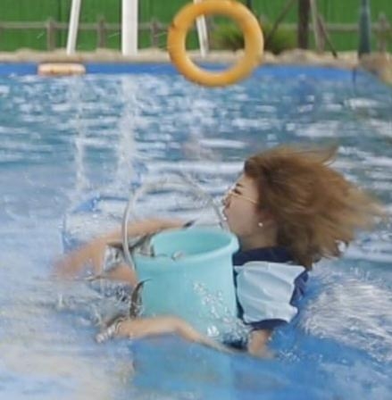 刘人语录制节目意外落水，竟是在一档亲子节目上~