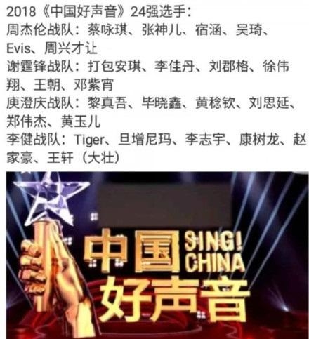 综艺甜饼165：好声音24强遭到曝光，没想到都是熟面孔
