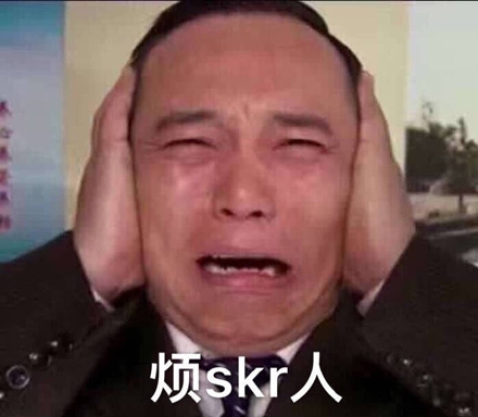 烦skr人这个梗，和skr相关的又一热词