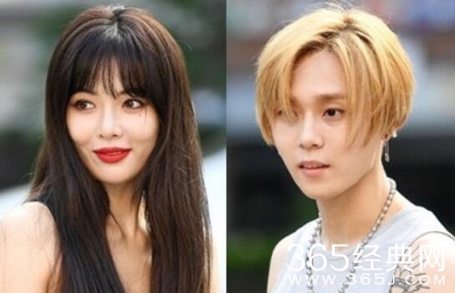 金泫雅金晓钟承认恋情 而在前一天所属社刚否认