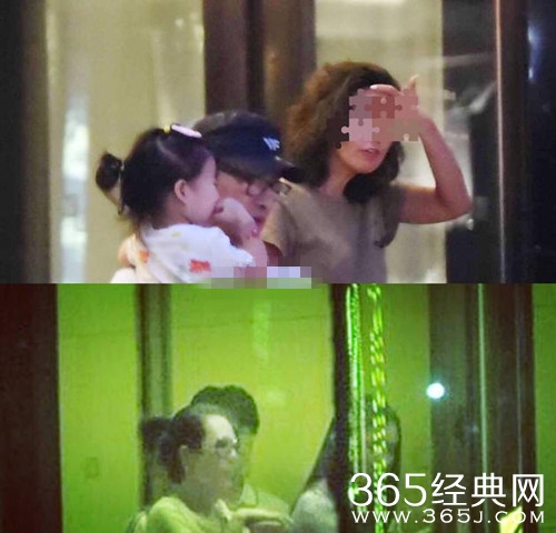 网友偶遇汪峰全家聚餐 一家四口其乐融融