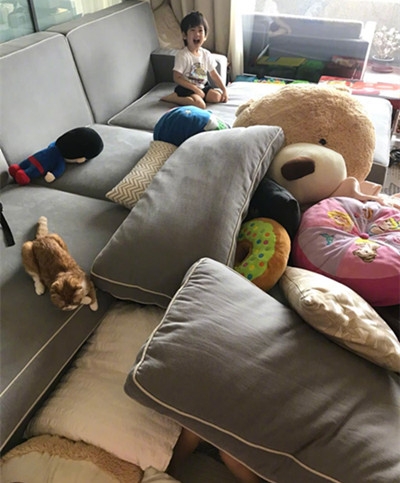 林志颖晒凌乱客厅照 网友：尽管这样你也是开心快乐的