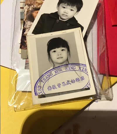 容祖儿晒童年照 齐刘海大眼睛 甜美可爱