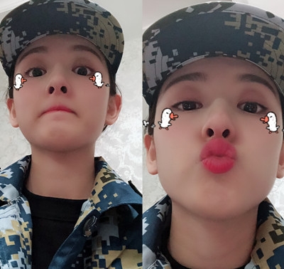 宋祖儿晒军训照 自侃要去美黑 呆萌可爱