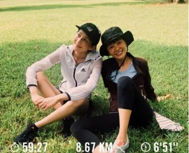 陈意涵挺5个月孕肚跑步 吓坏粉丝 张钧甯却力挺他