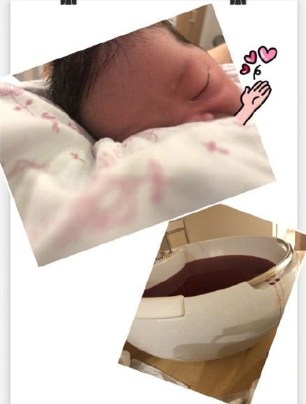 谢依霖水中分娩顺利产女 发文分享自己的喜悦之情