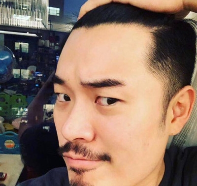 陈赫秃顶指日可待 自侃发际线上移了一百多米