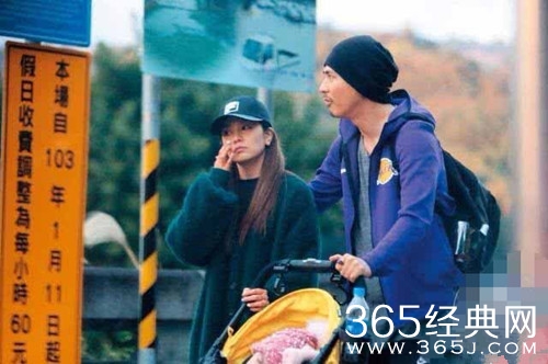 周渝民一家三口同框画面首次曝光 女儿小圆脸相当可爱