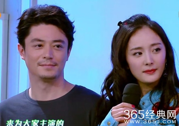 杨幂霍建华上《快乐大本营》杨幂一双筷子腿引人注目