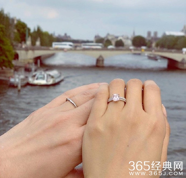 陈法拉已于法国完婚 丈夫亲自设计粉红钻戒