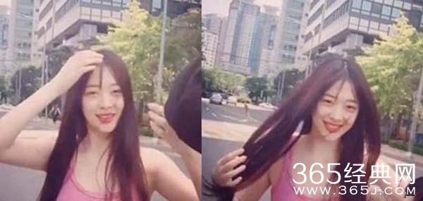 雪莉再度放飞自我 ins上传不穿内衣外出的视频