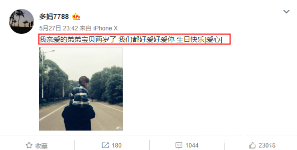 孙莉发文为儿子庆生 晒黄磊父子温馨合照