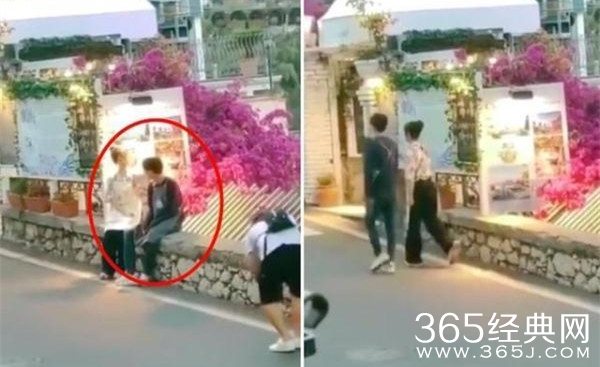 王俊凯绅士帮杨紫拎包 又是拿包又帮拍照