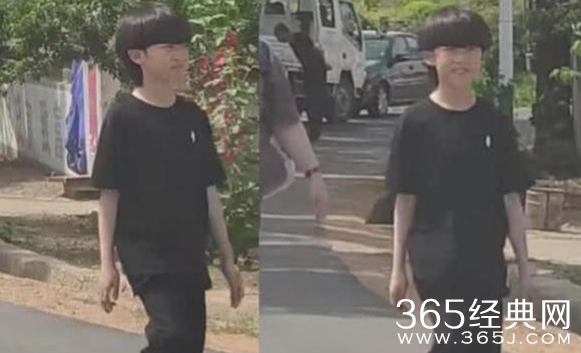 赵本山外孙曝光 颜值很高锅盖头引人注目