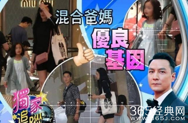 吴彦祖女儿曝光 萌娃Raven蹦蹦跳跳