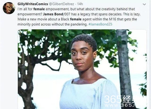 外网炸锅了！007主角变成黑人女性？
