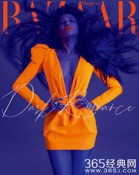 画风突变！舒淇荧光橙造型 紫色皮肤搭配荧光唇色