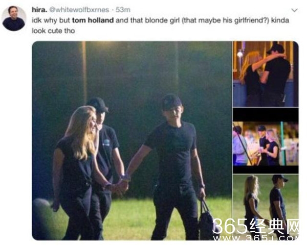 小蜘蛛荷兰弟与女子牵手看演唱会 恋情正式曝光！