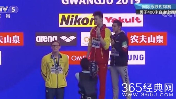 霍顿不与孙杨合影 孙杨回应：你可以不尊重我，但请尊重中国