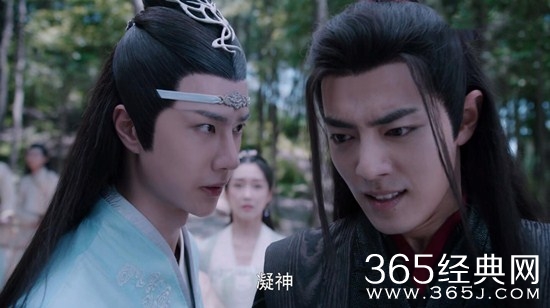 《陈情令》借你抹额一用在第几集出现，为什么要借你抹额一用