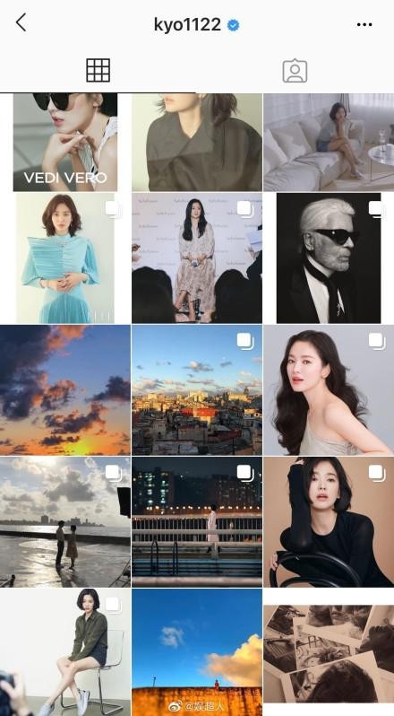 与宋仲基正式离婚后 宋慧乔删光ins所有合照